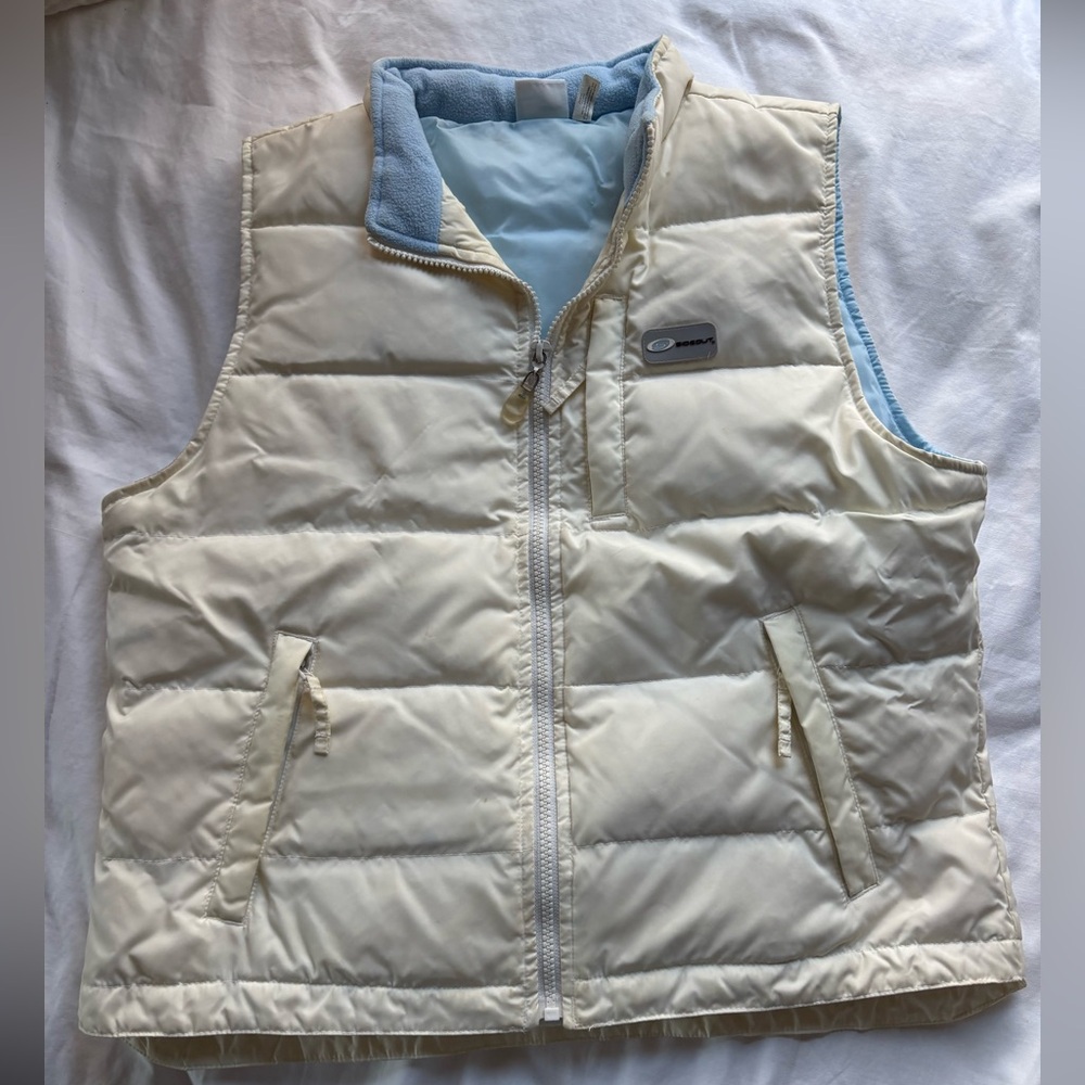 Cream Puffer Vest